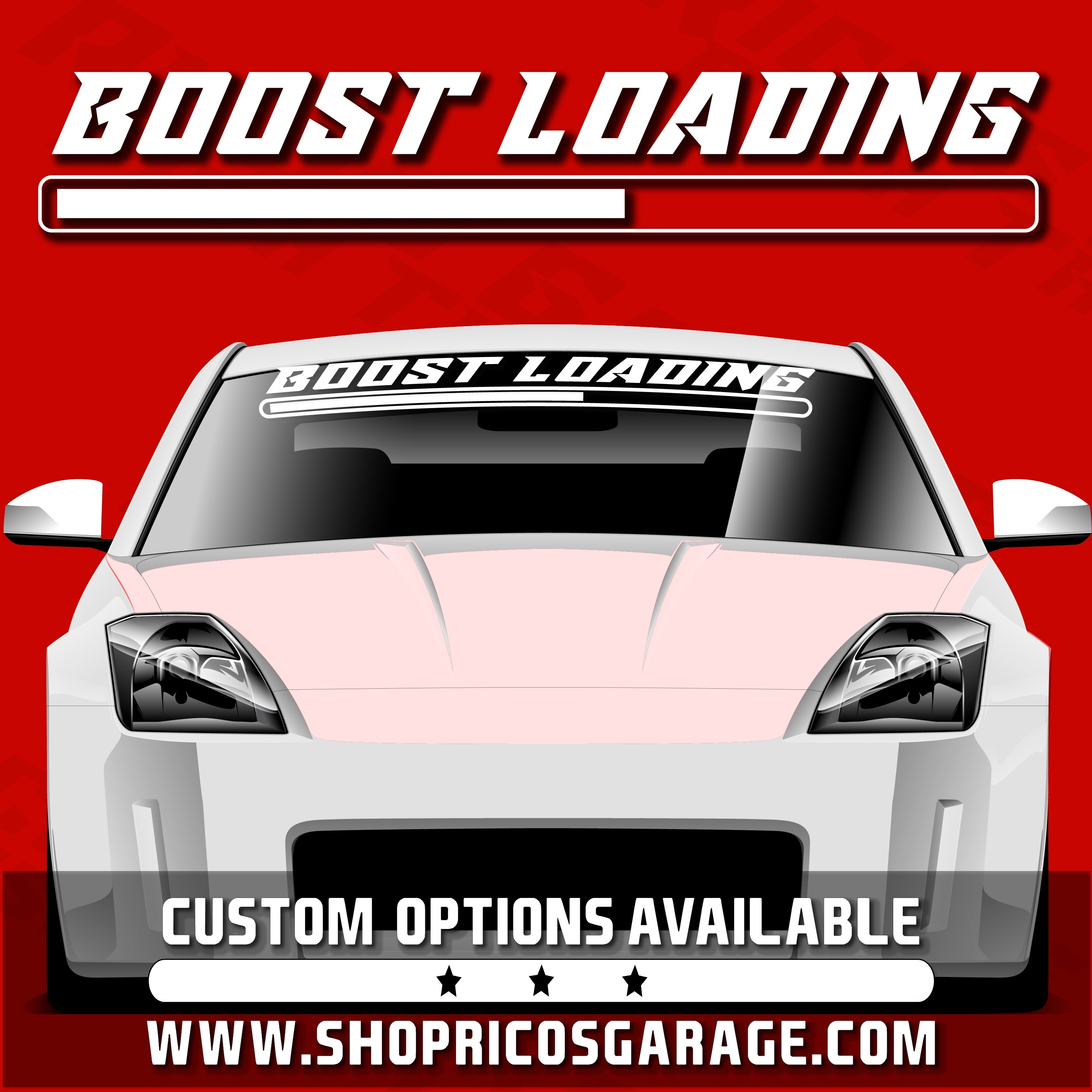 Windshield Banners – Rico's Garage