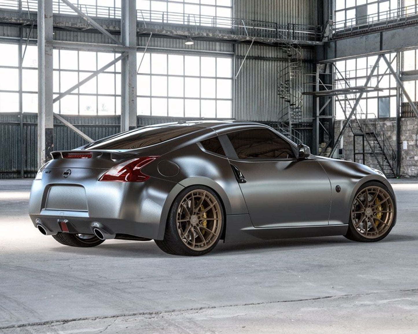VR Forged D03-R Wheel Package Nissan 370Z 350Z 19x9.5 19x10.5 Satin Bronze - Rico's Garage