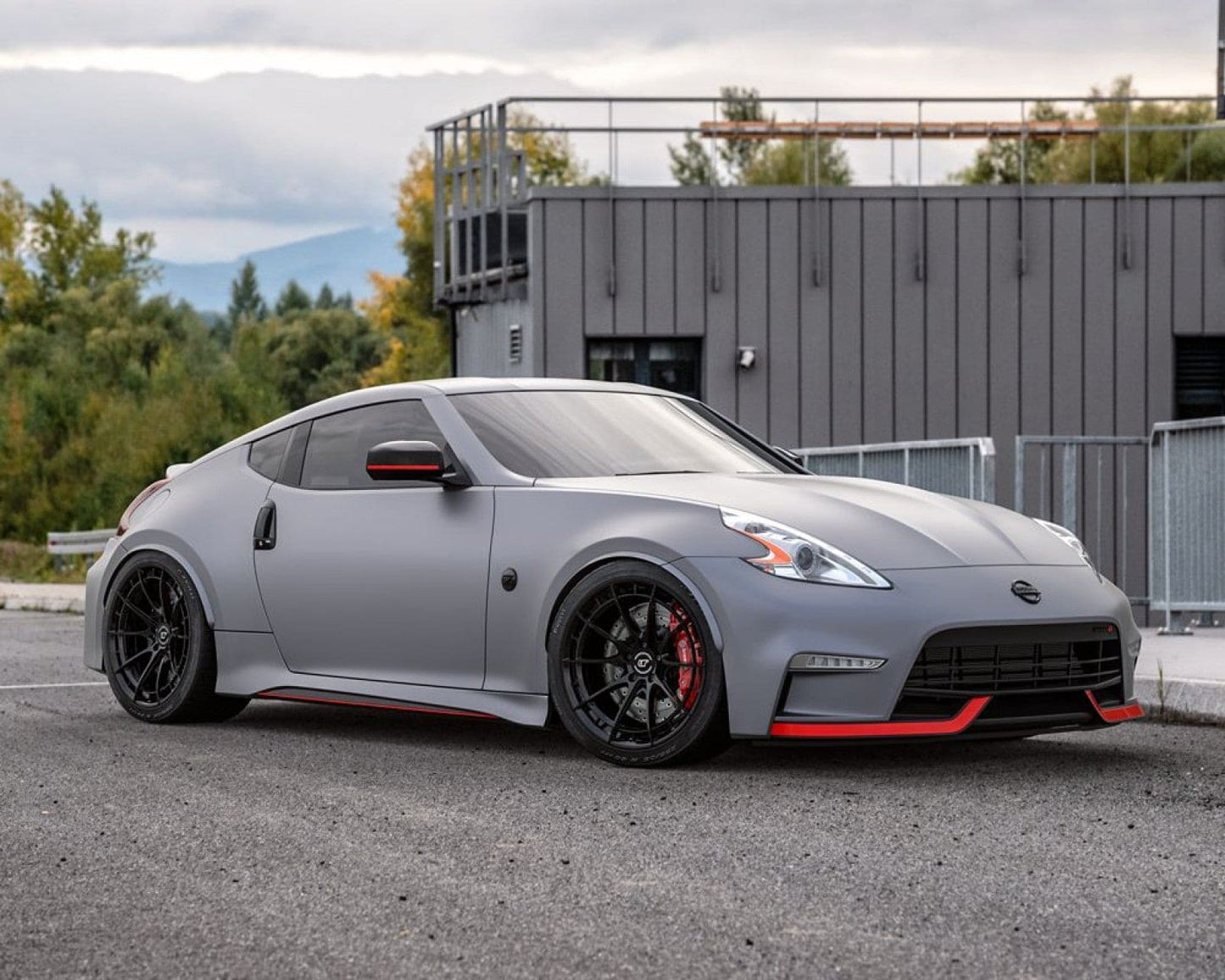 VR Forged D03-R Wheel Package Nissan 370Z 350Z 19x9.5 19x10.5 Gloss Black - Rico's Garage