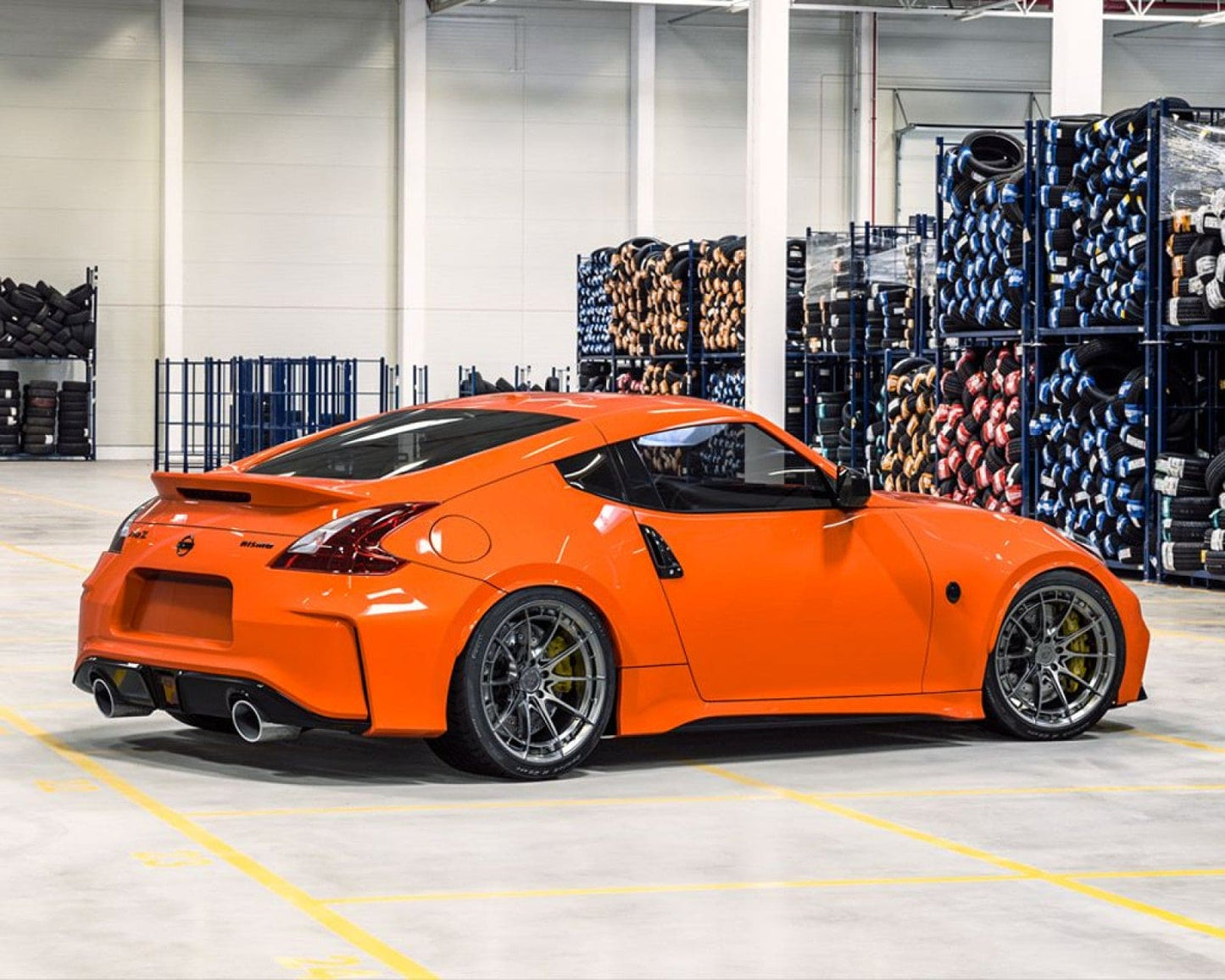 VR Forged D03-R Wheel Package Nissan 370Z 350Z 19x9.5 19x10.5 Hyper Black - Rico's Garage