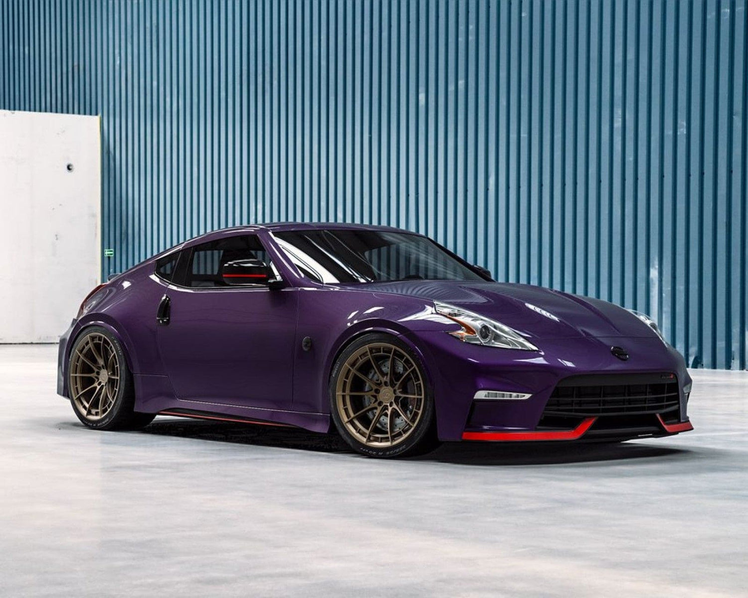 VR Forged D03-R Wheel Package Nissan 370Z 350Z 19x9.5 19x10.5 Satin Bronze - Rico's Garage