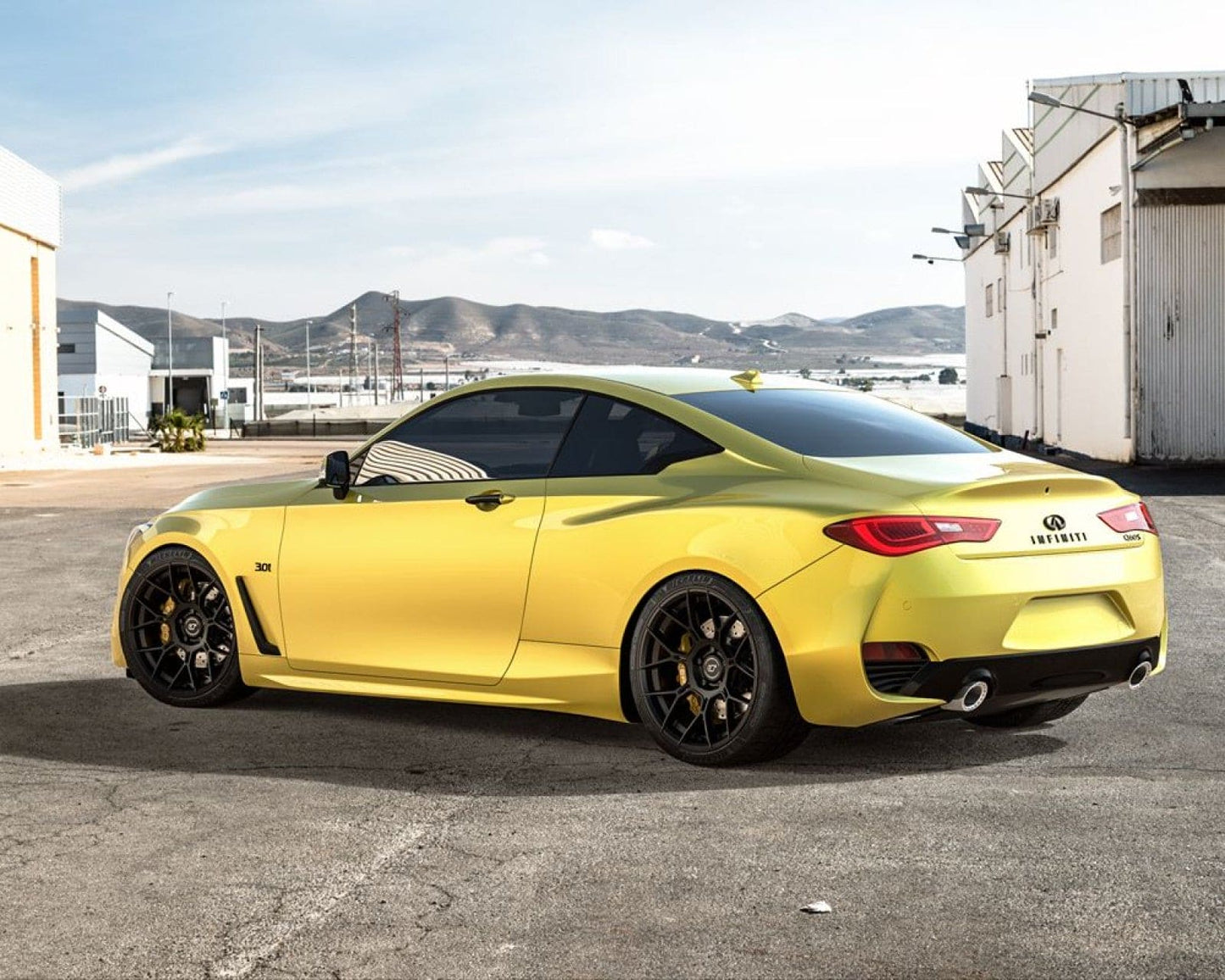 VR Forged D09 Wheel Package Infiniti Q60 Q50 20x9.5 20x10.5 Matte Black - Rico's Garage