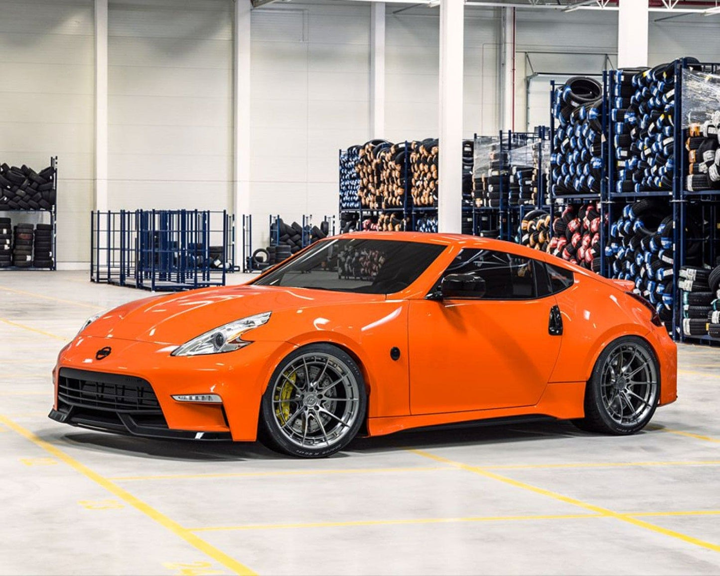 VR Forged D03-R Wheel Package Nissan 370Z 350Z 19x9.5 19x10.5 Hyper Black - Rico's Garage