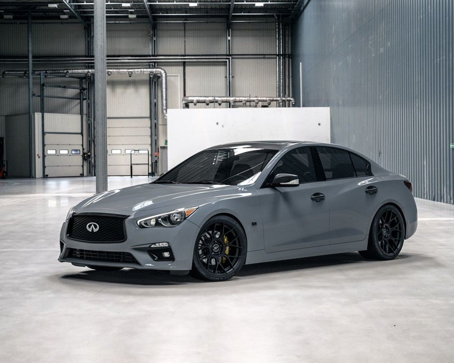 VR Forged D09 Wheel Package Infiniti Q60 Q50 20x9.5 20x10.5 Matte Black - Rico's Garage