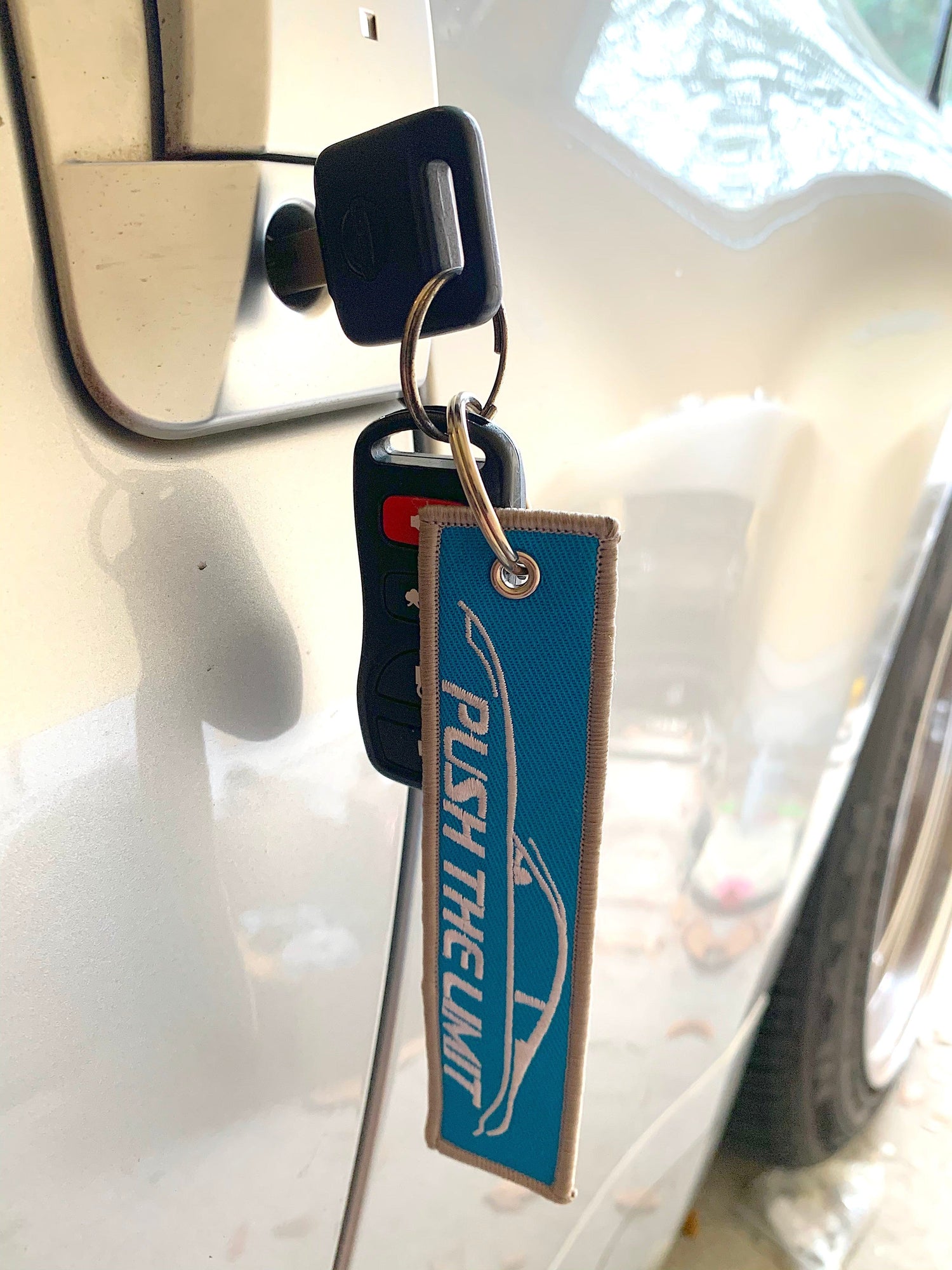 Push The Limit 350z Key Tag - Rico's Garage - Custom Decals, Banners and more!