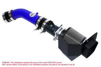 HPS Ram Air Intake + Heat Shield - Blue (Nissan 350Z) - Rico's Garage