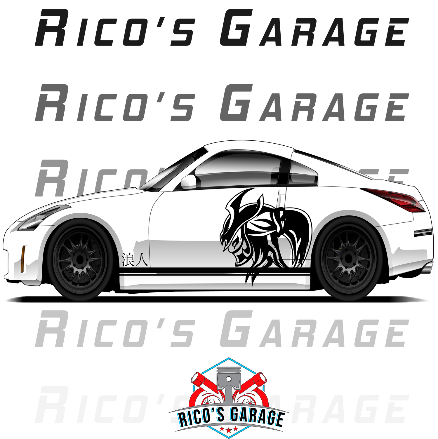 Ronin V1 350Z Livery Kit - Rico's Garage