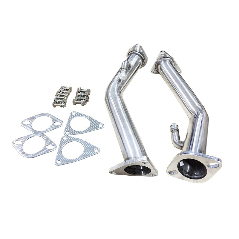 Stainless Steel Test Pipes (VQ35HR | VQ37VHR) - Rico's Garage