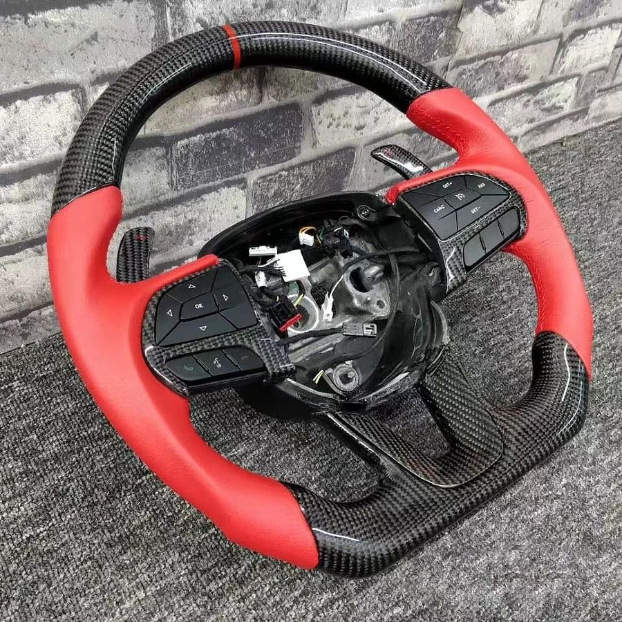 Carbon Fiber Steering Wheel (Charger | Challenger) - Rico's Garage