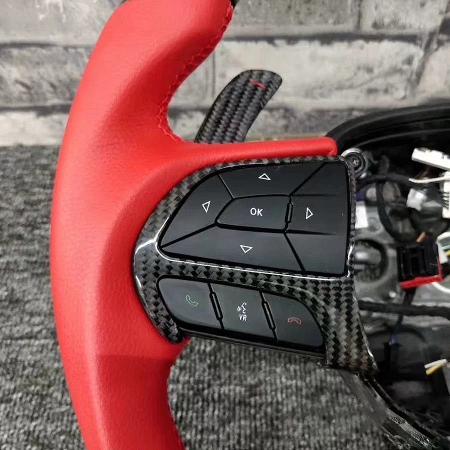 Carbon Fiber Steering Wheel (Charger | Challenger) - Rico's Garage