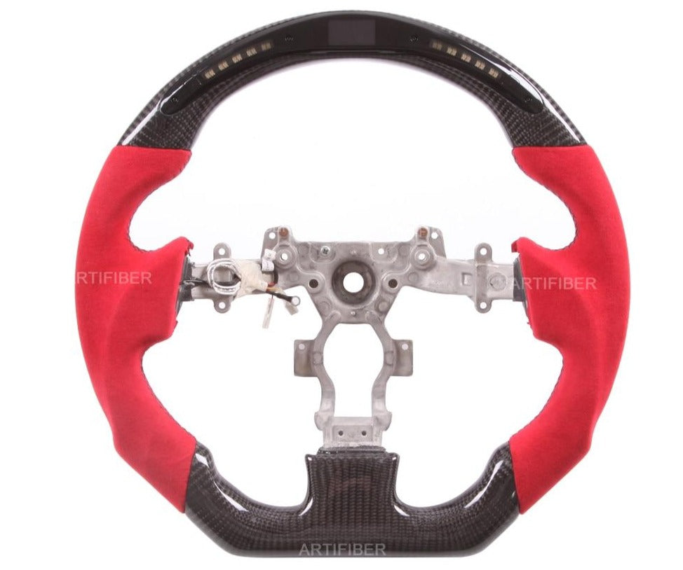 Carbon Fiber LED Steering Wheel (370Z) - Rico's Garage