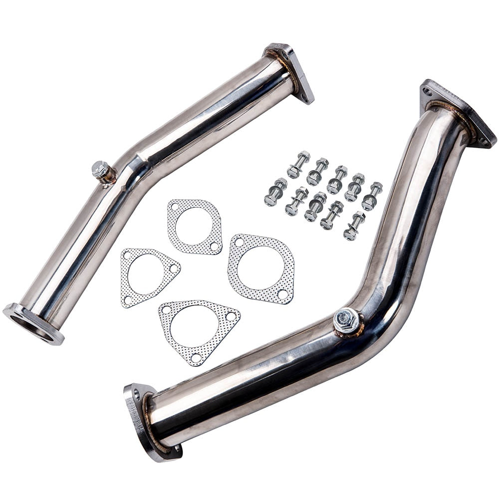 Stainless Steel Test Pipes (350Z | G35 | VQ35DE) - Rico's Garage
