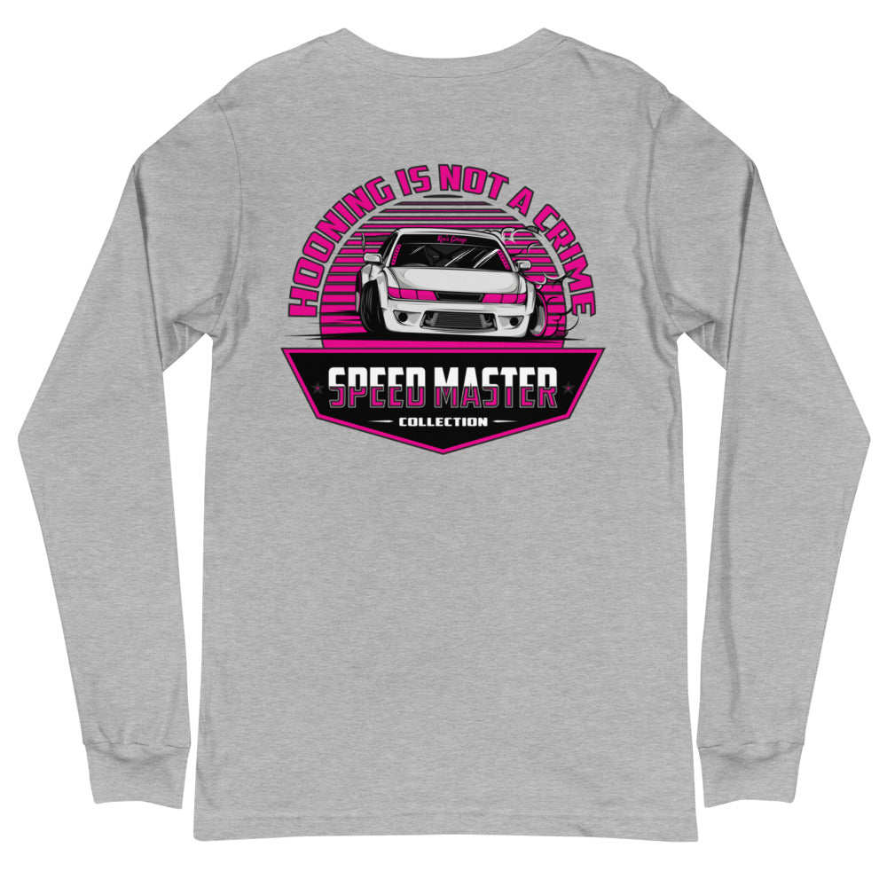 Hooning Is Not A Crime 240SX - SpeedMaster Collection - L/S Tee - Rico's Garage