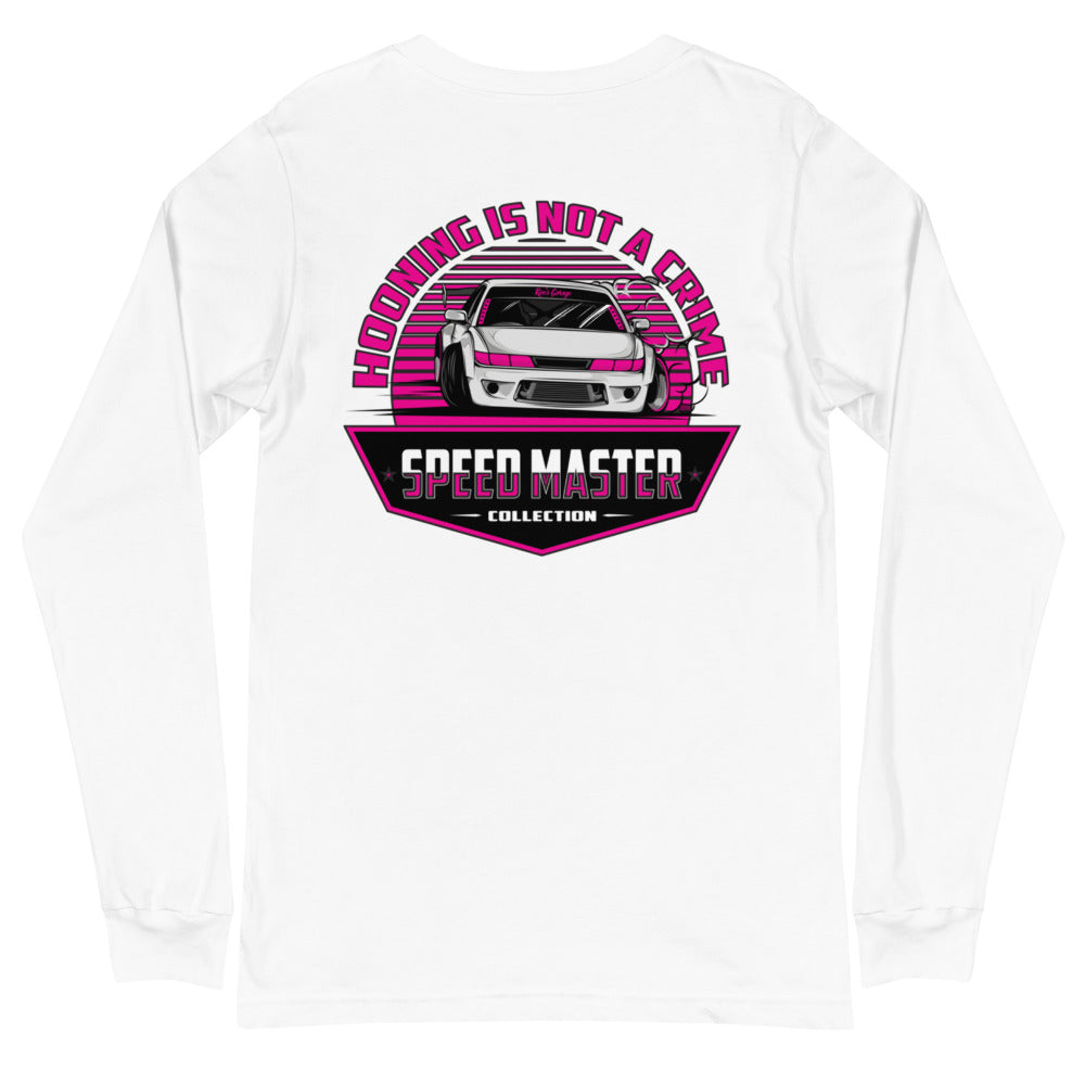 Hooning Is Not A Crime 240SX - SpeedMaster Collection - L/S Tee - Rico's Garage
