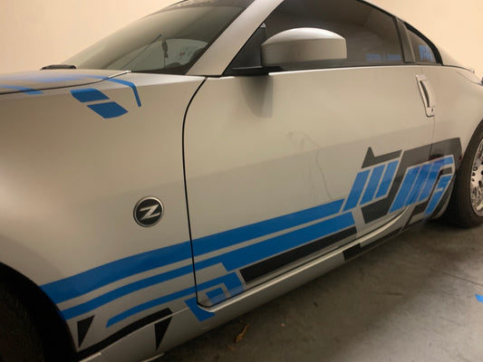 Installing Your First Car Livery? Here's Some Tips And Tricks To Help You Out! - Rico's Garage - car wrap, diy, diy guide, graphics, guide, how to, installation, installation guide, livery, side stripes, vinyl, wrap