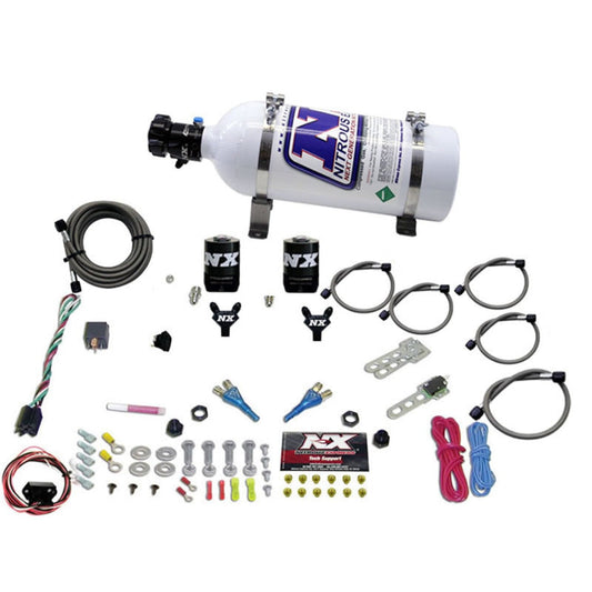 Nitrous Express Nissan / Infinity Dual Nozzle (35-150Hp) W/ 5Lb Bottle Bottle - Rico's Garage