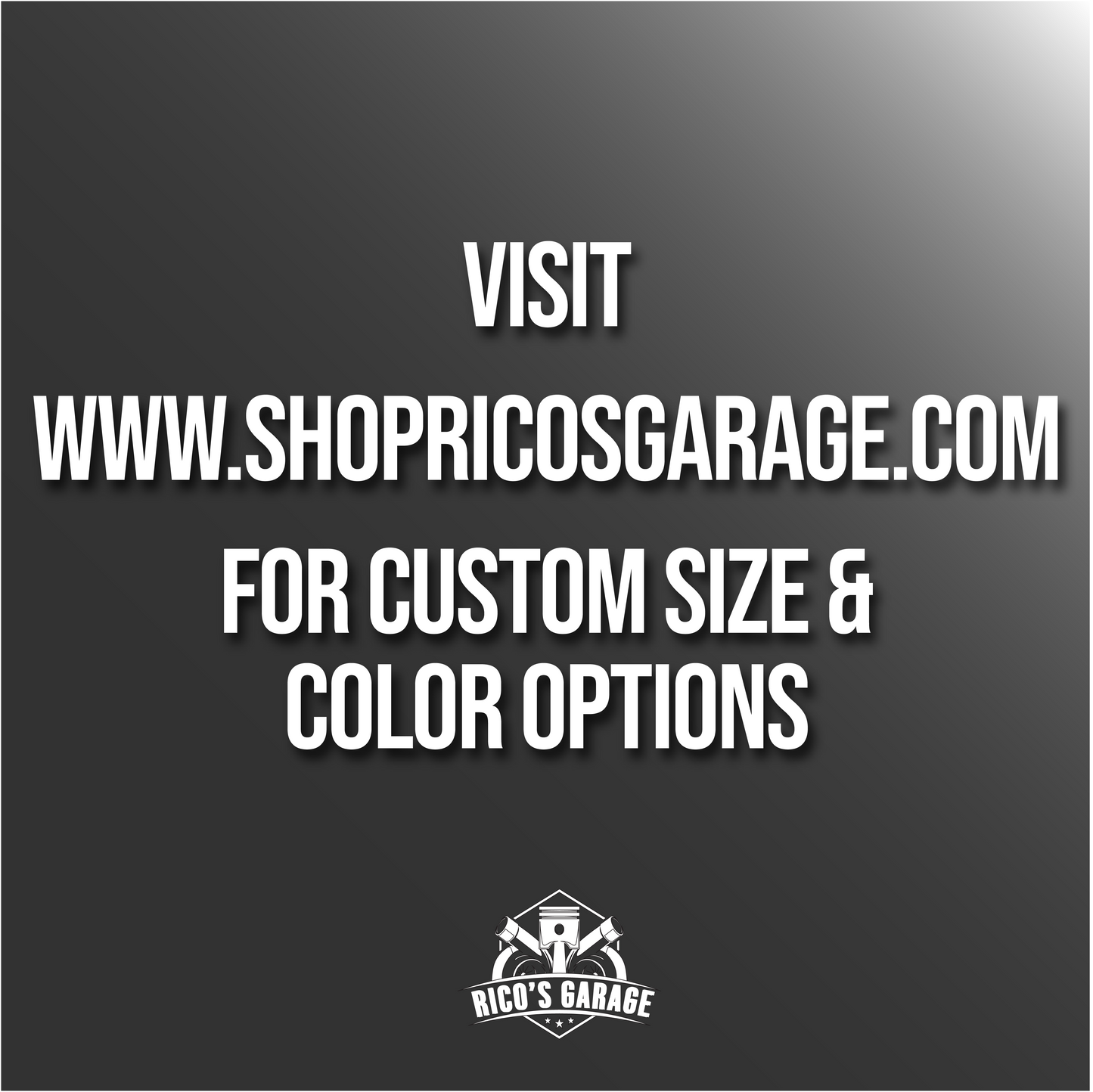 Custom Text Side Stripes (Universal Application) Livery Kit - Rico's Garage