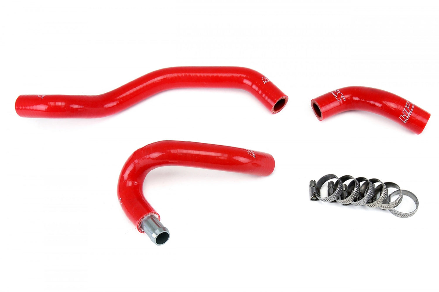 HPS Red Reinforced Silicone Heater Hose Kit Coolant (14-15 Infiniti Q50) - Rico's Garage