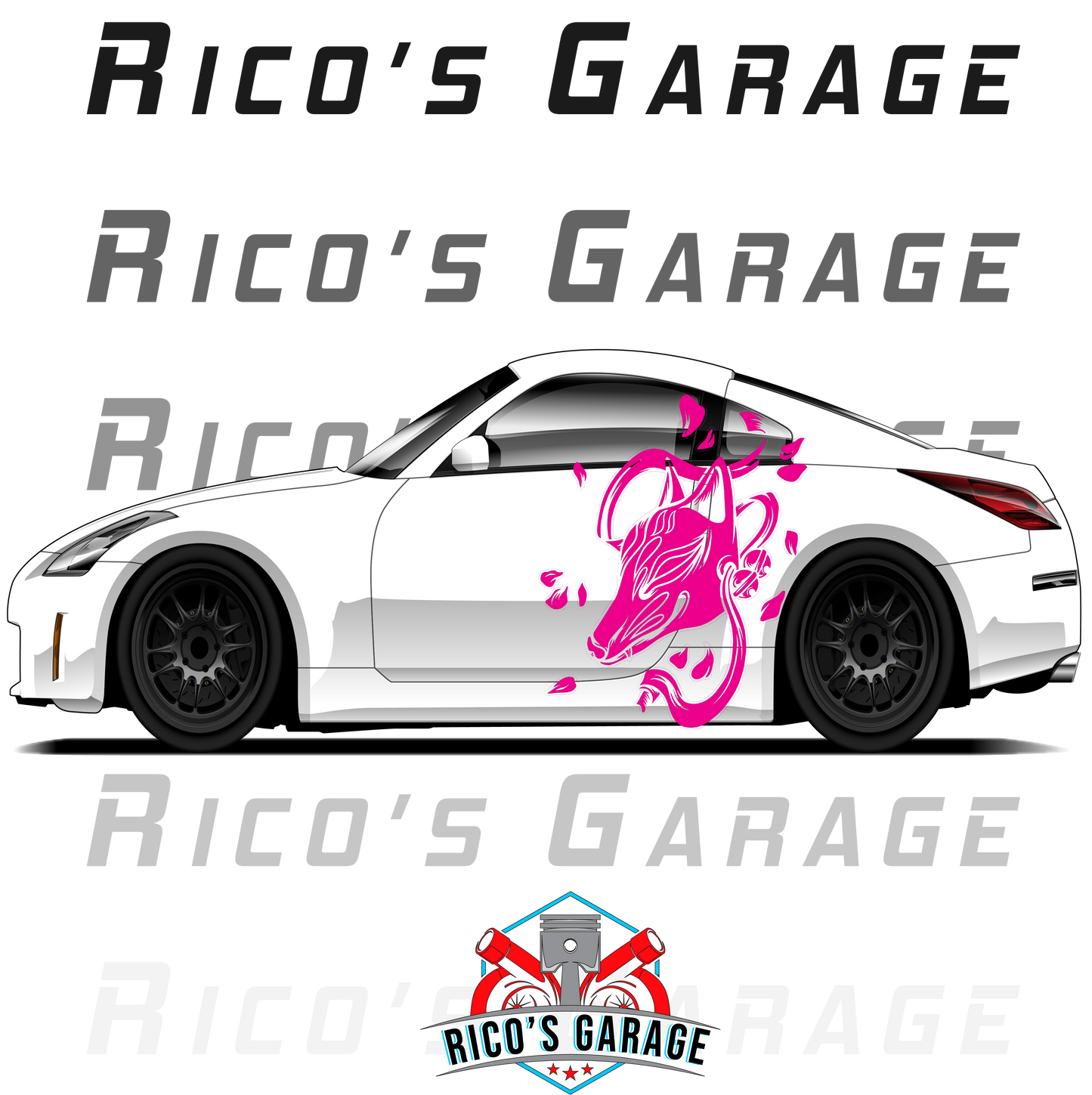 Kitsune 350Z Livery Kit - Rico's Garage