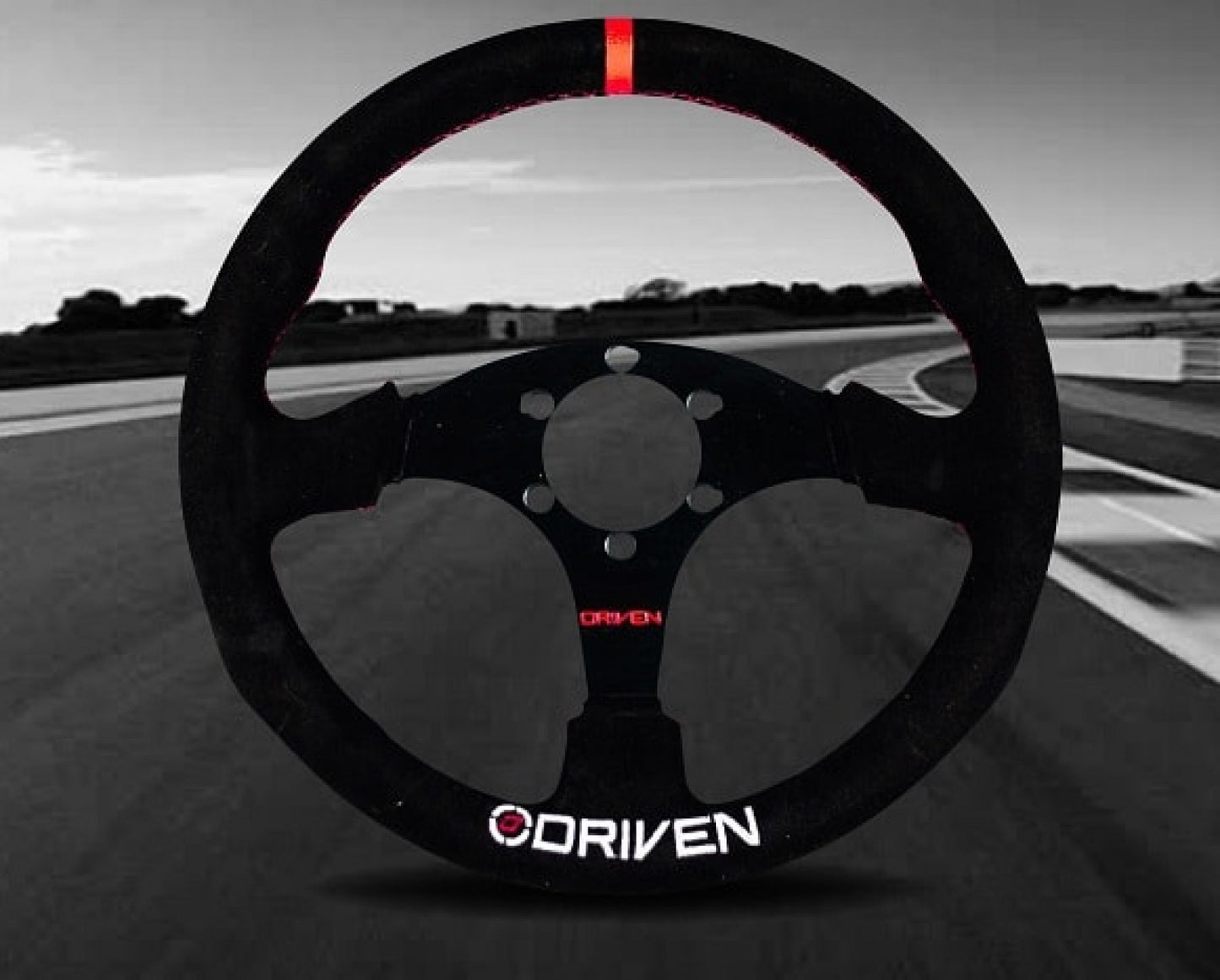 DRIVEN Motorsport 12.9″ Flat Steering Wheel - Rico's Garage
