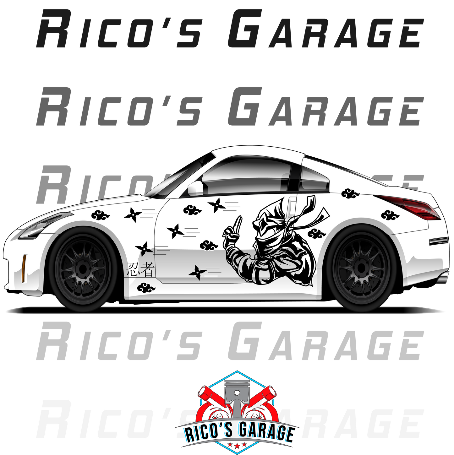 Ninja Shuriken 350Z Livery Kit - Rico's Garage