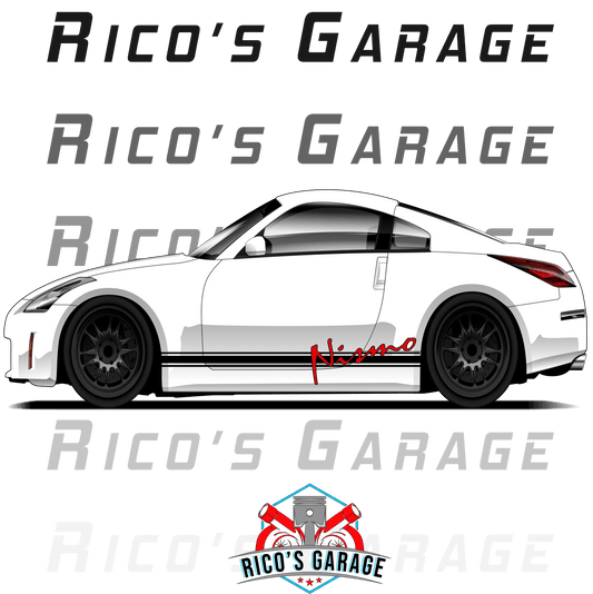Nismo 350Z Side Stripes Livery Kit - Rico's Garage