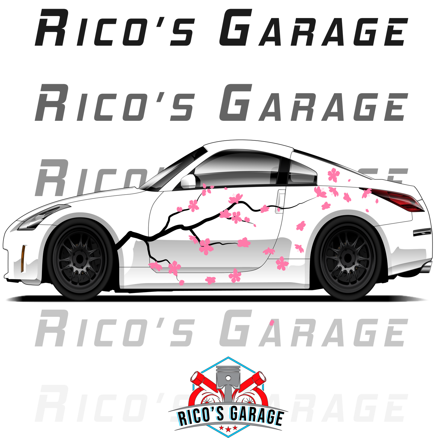 Sakura V1 350Z Livery Kit - Rico's Garage