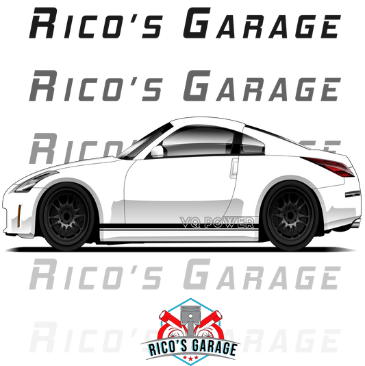 VQ Power 350Z Side Stripes Livery Kit - Rico's Garage