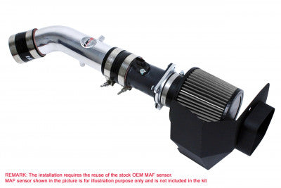 HPS Ram Air Intake + Heat Shield - Polished (Nissan 350Z) - Rico's Garage