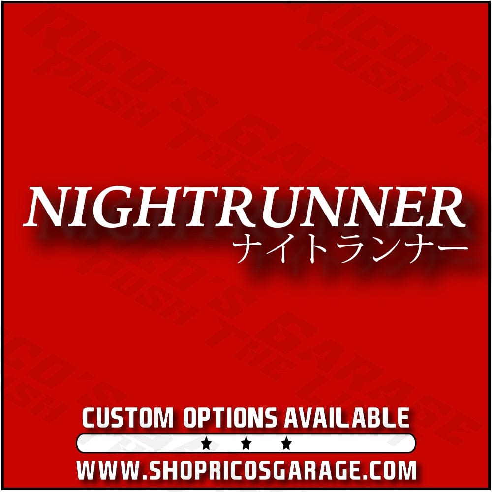 Nightrunner Decal - Rico's Garage