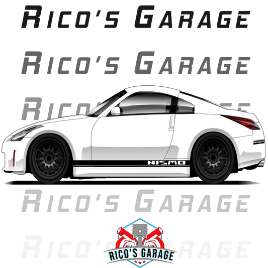 Retro Nismo 350Z Side Stripes Livery Kit - Rico's Garage