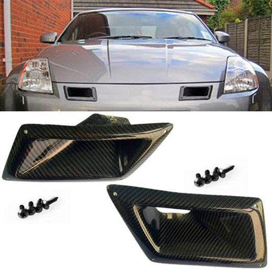 Carbon Fiber Bumper Air Duct Intake Vents (350Z) - Rico's Garage