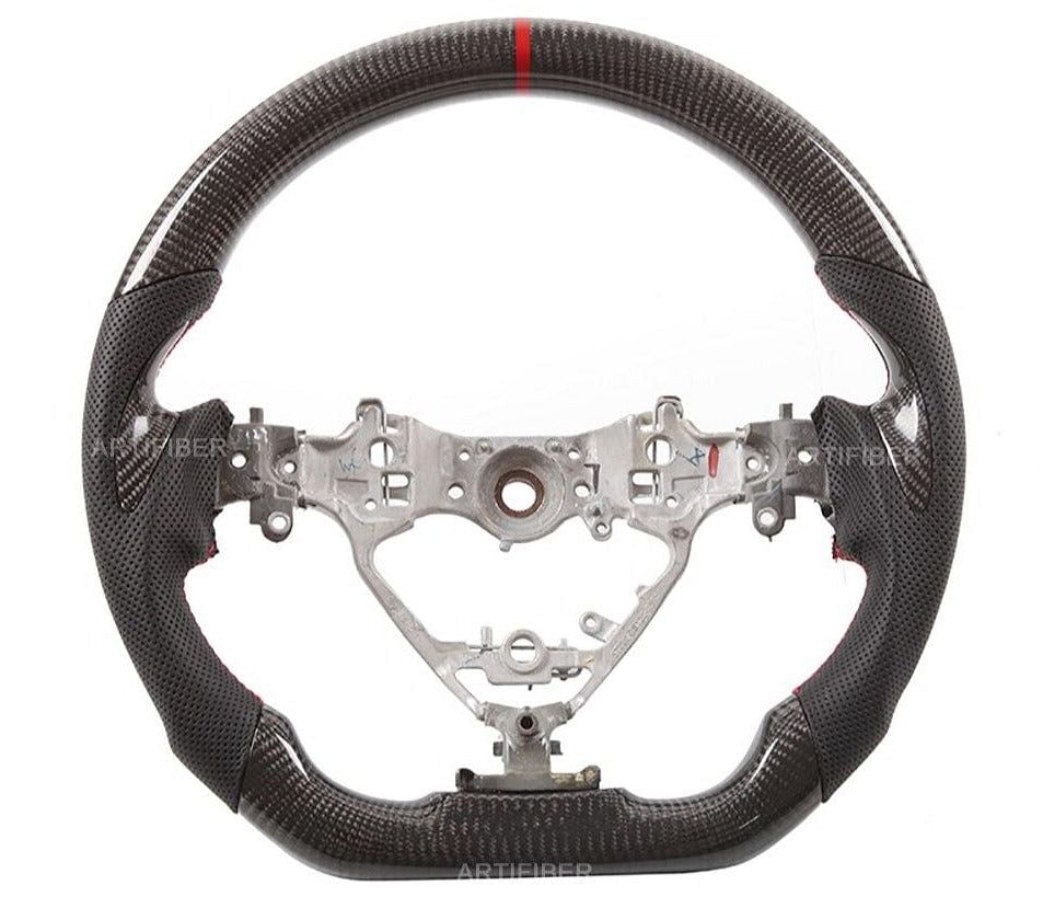 Carbon Fiber Steering Wheel Red Stripe (Supra A90 MK5) - Custom Vinyl ...