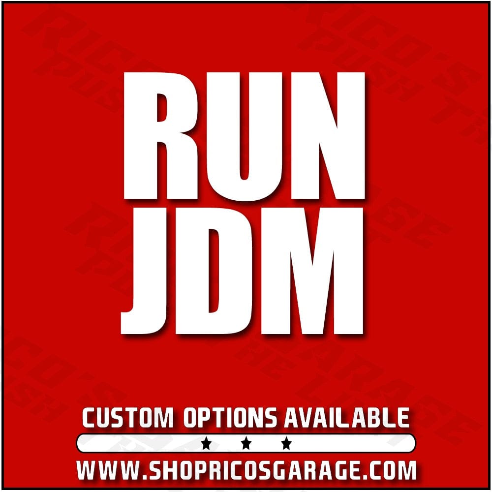 RUN JDM Decal - Rico's Garage